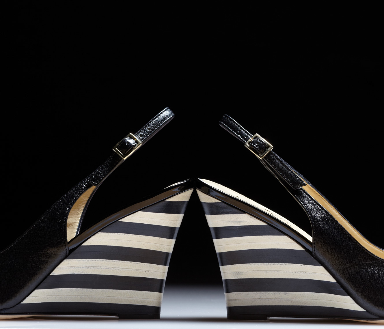 black and white platform heels San Francisco product photographer
