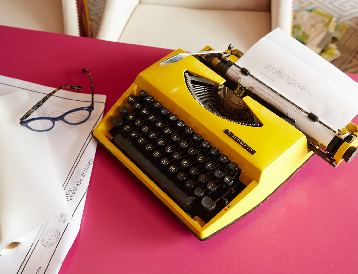 Typewriter with paper hilip Harvey Photography, San Francisco, California, still life, interiors, food, lifestyle and product photography San Francisco product photographer